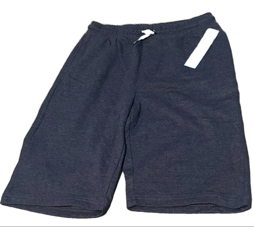 Tony Hawk Boys Fleece Lounge Shorts Size 14/16 Navy Blue Elastic Waist